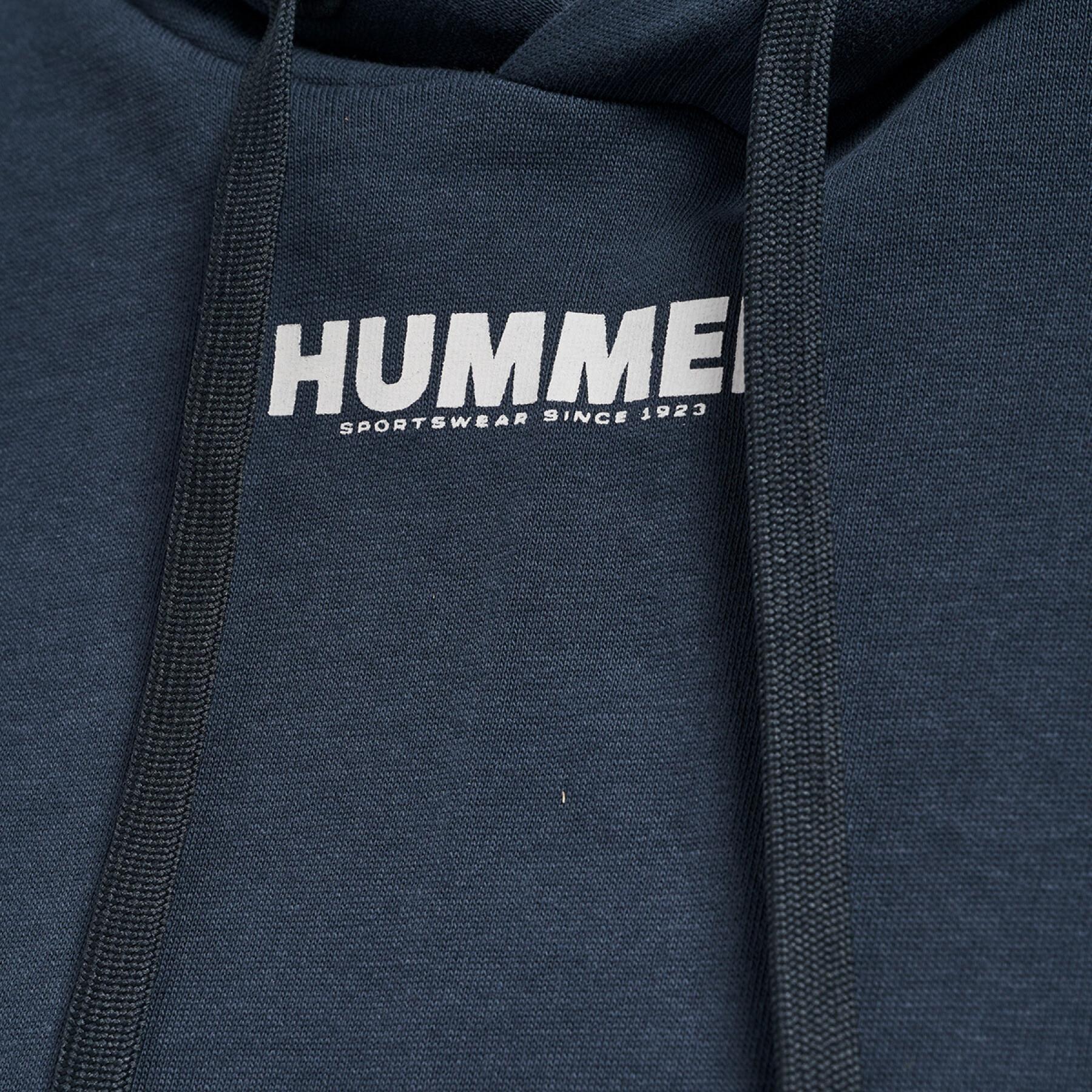 Damska bluza z kapturem crop top Hummel hmlLEGACY