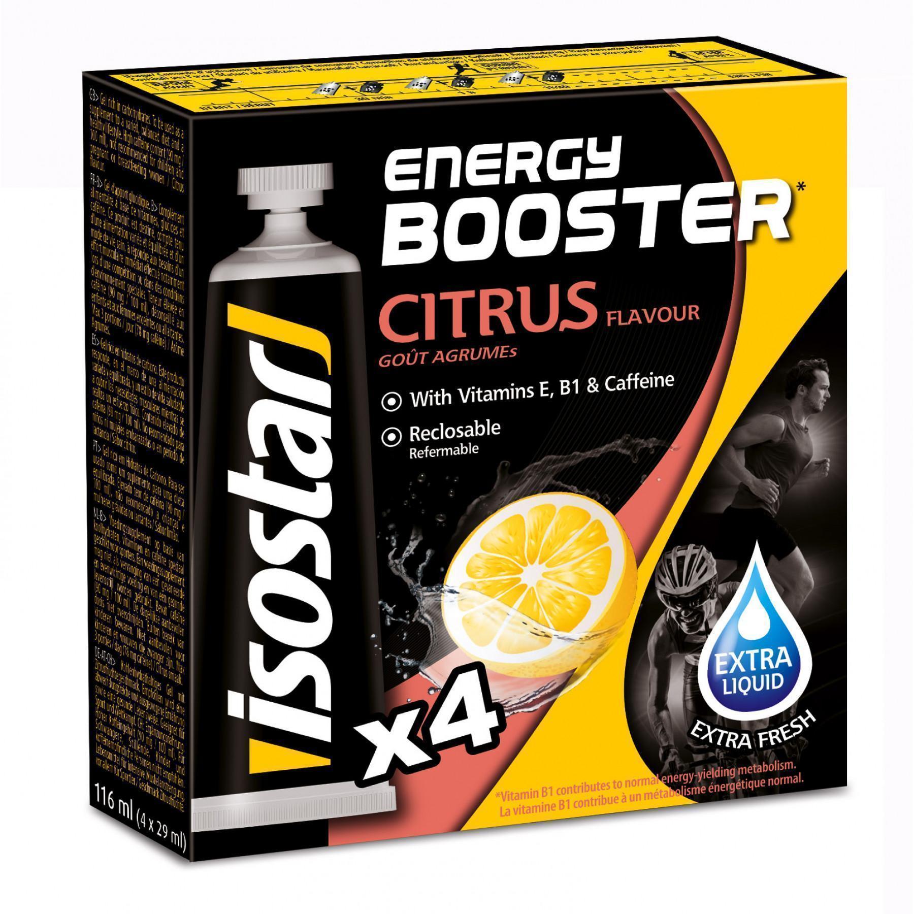 Żel Isostar Energy Booster Antioxydant citron (10 boîtes)