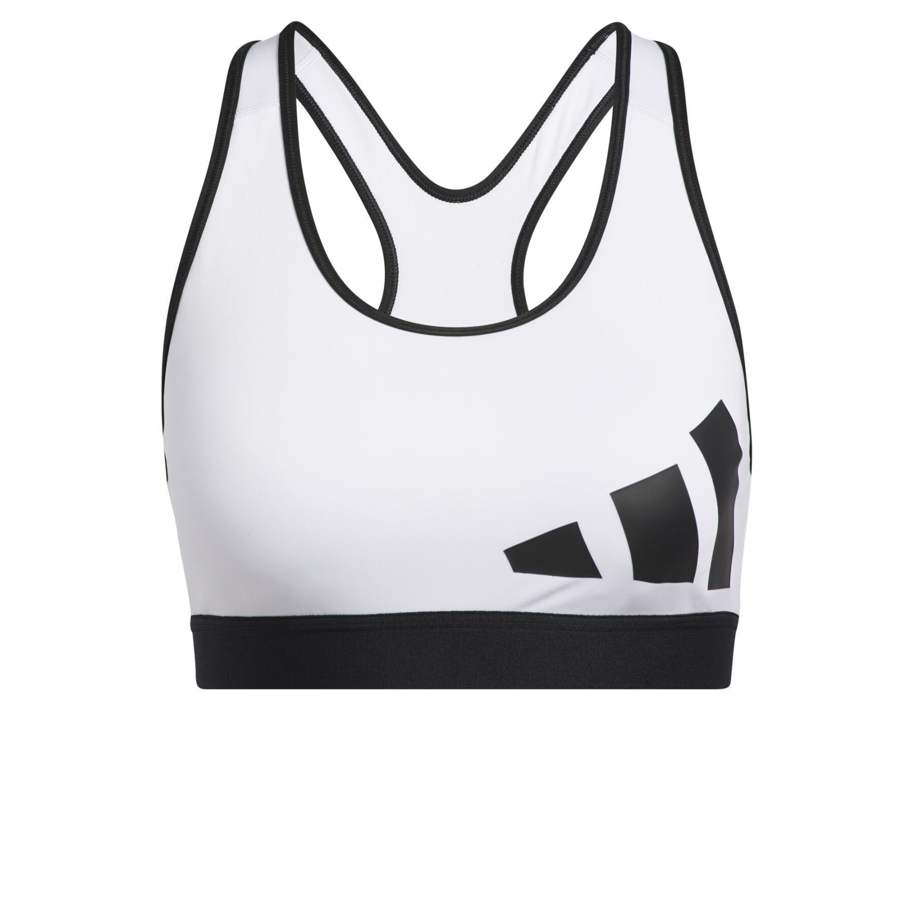 Biustonosz damski adidas Believe This Medium-Support Workout Logo