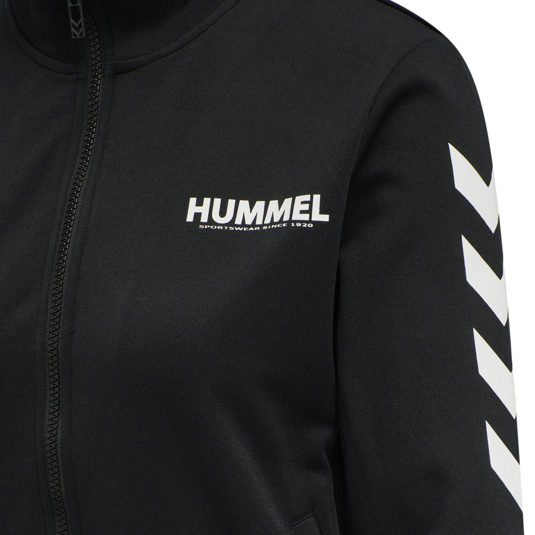 Damska bluza dresowa zapinana na zamek Hummel Legacy