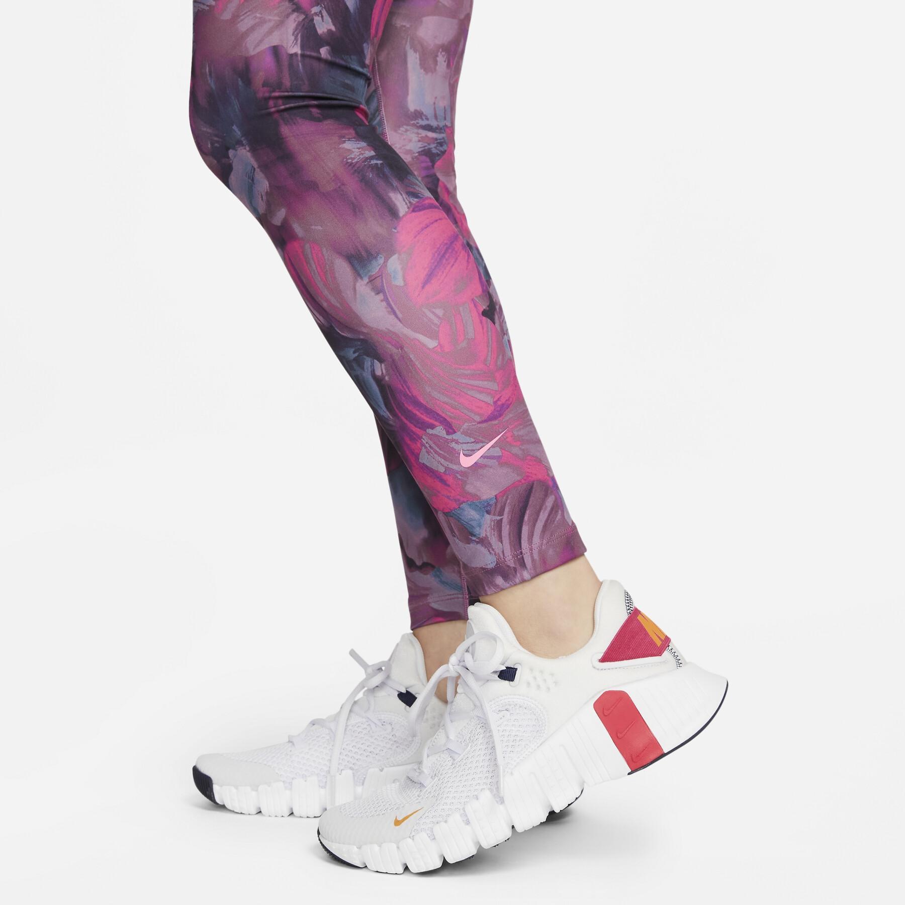 Legging 7/8 kobieta Nike One Dri-Fit HR AOP