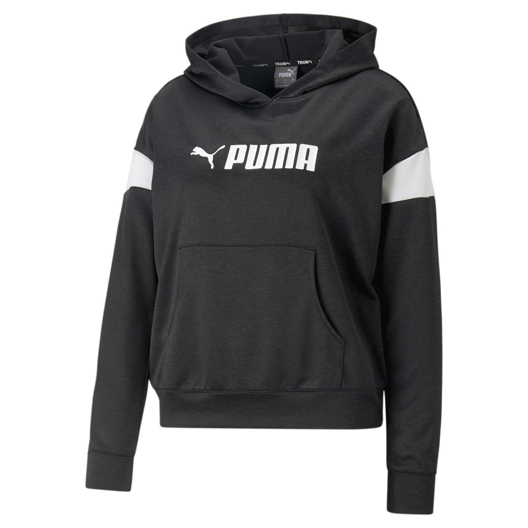 Sweatshirt damska dzianinowa bluza z kapturem Puma Fit Tech
