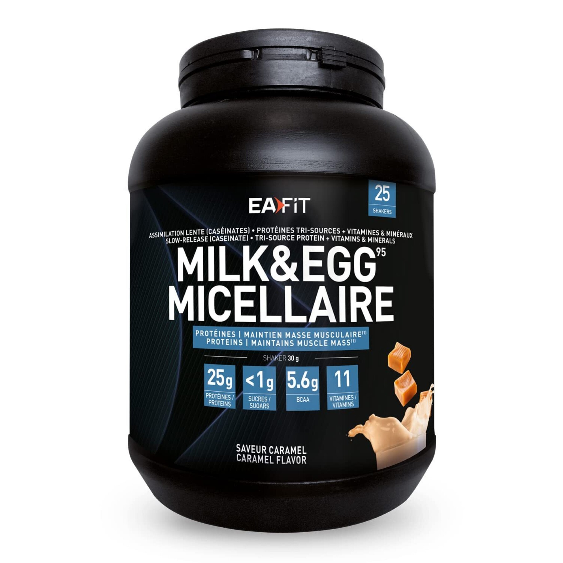 Mleko i jajko 95 karmel micelarny EA Fit