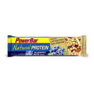 Partia 24 sztabek PowerBar Natural Protein Vegan - Blueberry Bliss