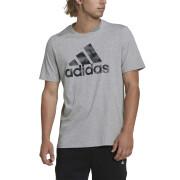 T-shirt z nadrukiem w kamuflażu adidas Essentials