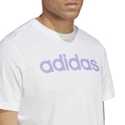 Linear embroidered logo t-shirt single jersey adidas Essentials